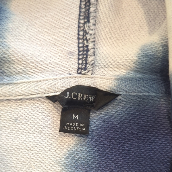 J. Crew Garment Tie-Dye French Terry  Women's Hoodie - Picture 2 of 8